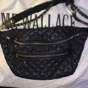 Mzwallace black bum bag used 3 times in new like condition